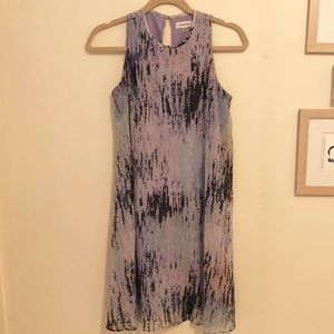 Calvin Klein periwinkle shift dress